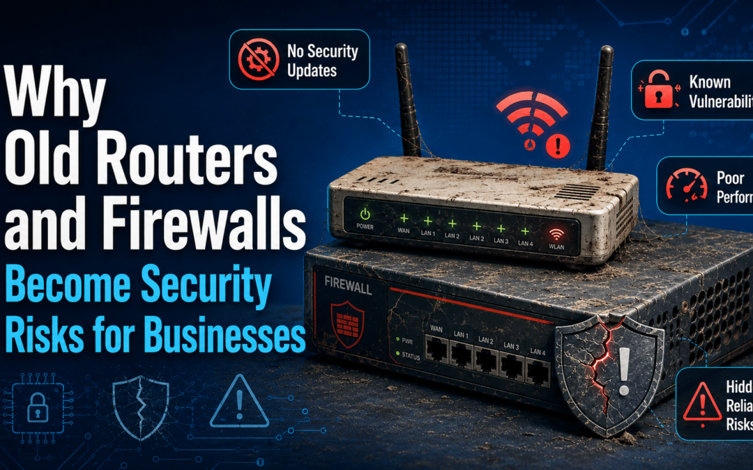 Why Old Routers and Firewalls Become Security Risks for Businesses