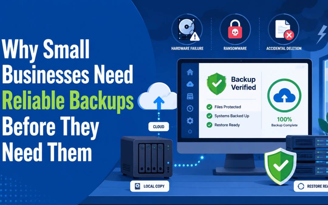 Why Small Businesses Need Reliable Backups Before They Need Them