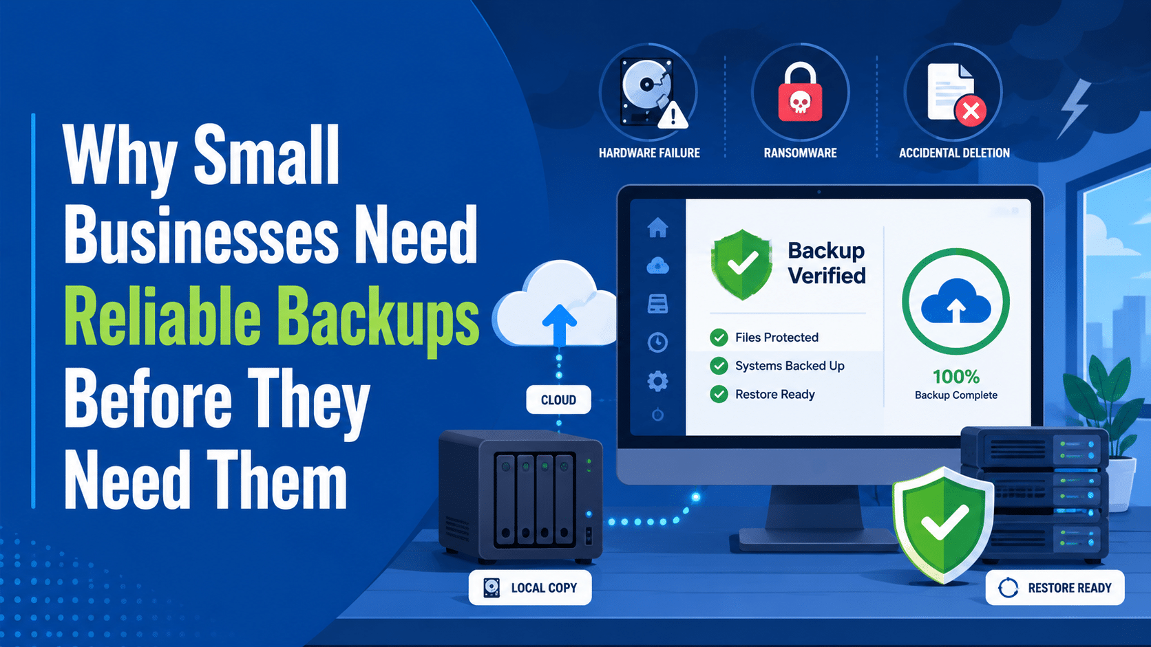 Why Small Businesses Need Reliable Backups Before They Need Them